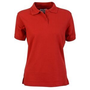 Absolute Apparel Womens/Ladies Elegant Fitted Polo / Red